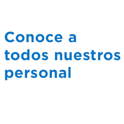 Conoce a todos nuestros personal