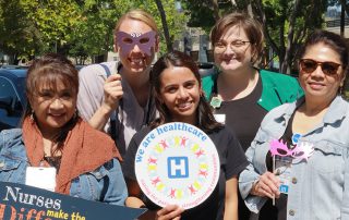 Nurses Smiling group shot