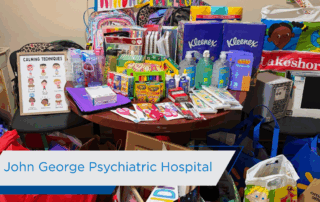 AHS Building Healthier Communities 2026 John George Psychiatric Hospital Backpack Drive